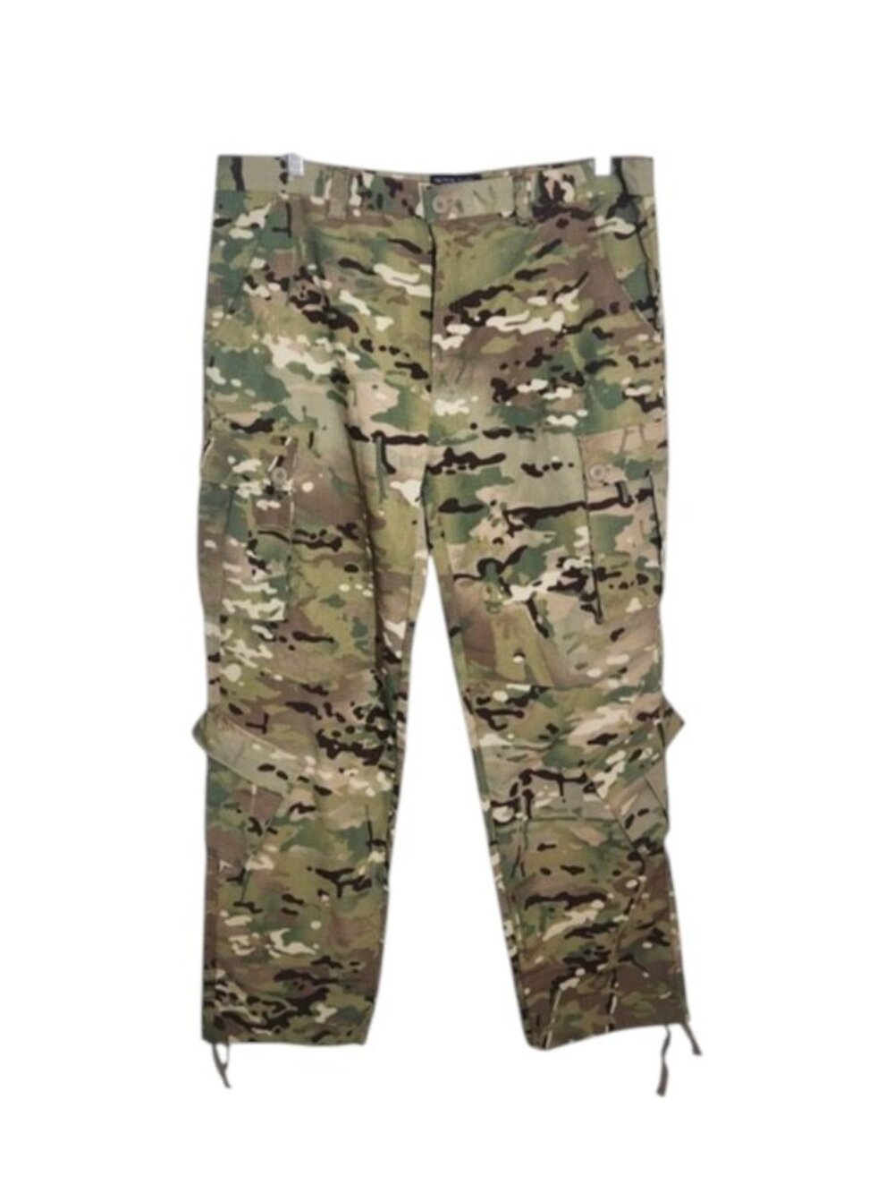Tactical Pants Mens Green and Tan Camo Utility Cargo Pants Size 40
